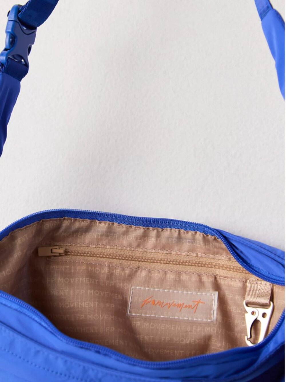 FP Movement Free People Studio Waist Sling Bag In Cobalt Blue - One Size - NWT - Picture 3 of 10
